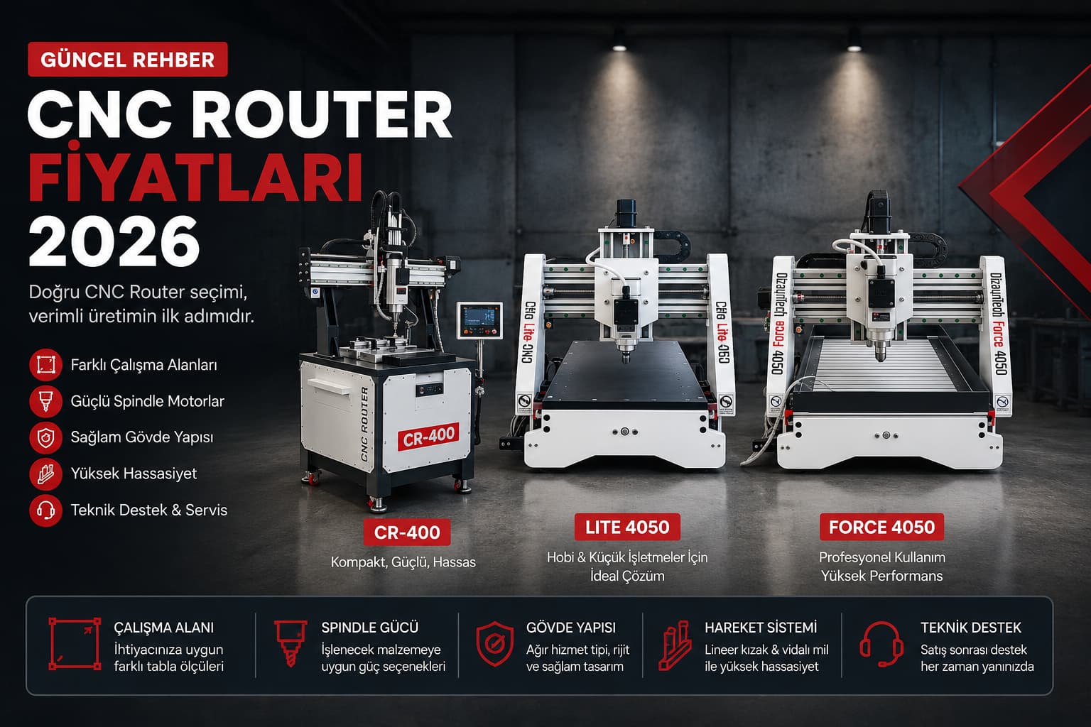 CNC Router Fiyatları 2026